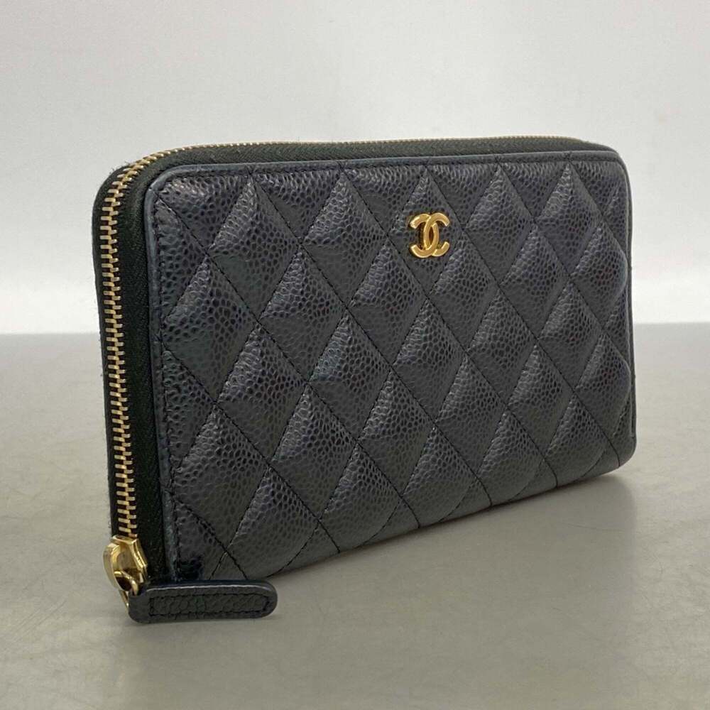 CHANEL Black Caviar Leather Wallet - Picture 2 of 8